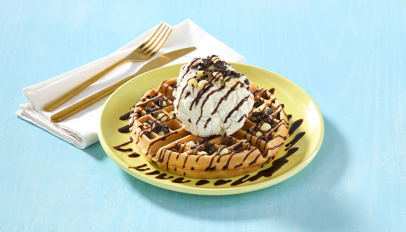 Cardamom and Chocolate WAFFLE