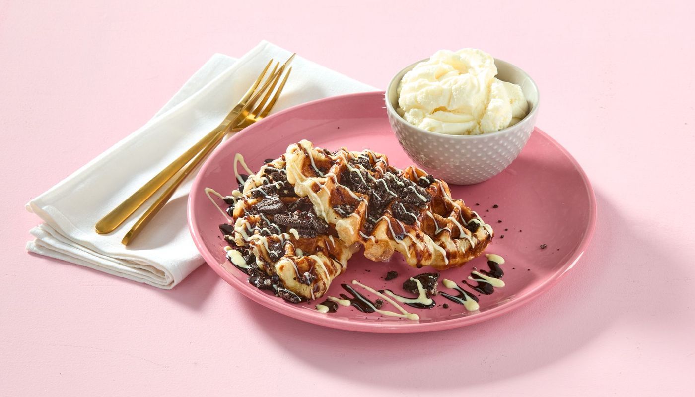 Cookies and Cream Croffle