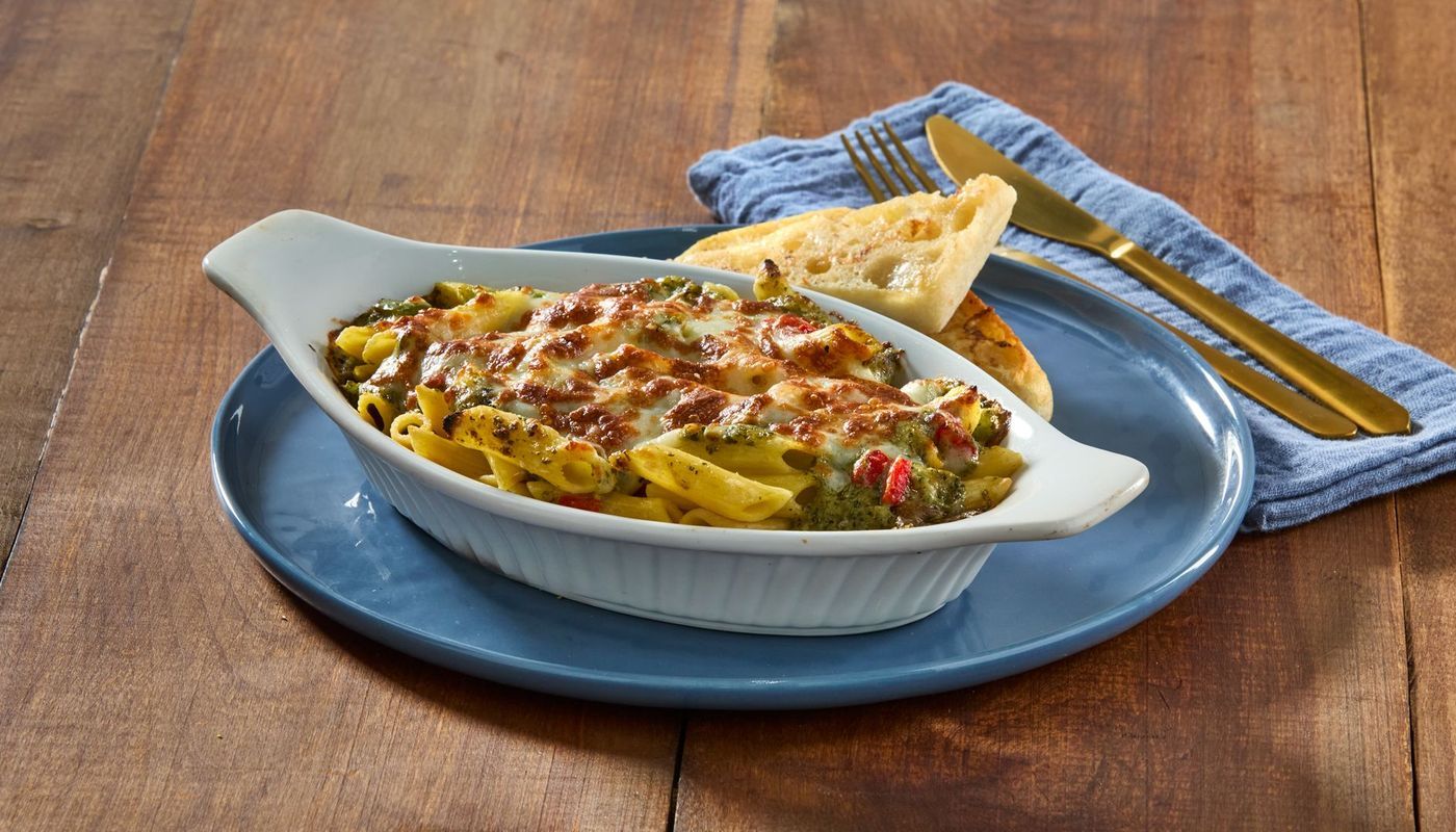 Creamy Chicken Pesto Pasta