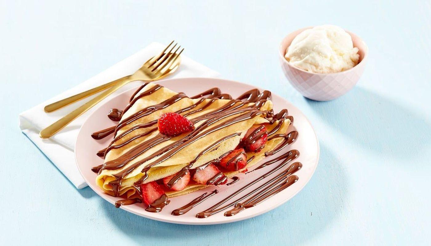 Strawberry Nutella  Crepe