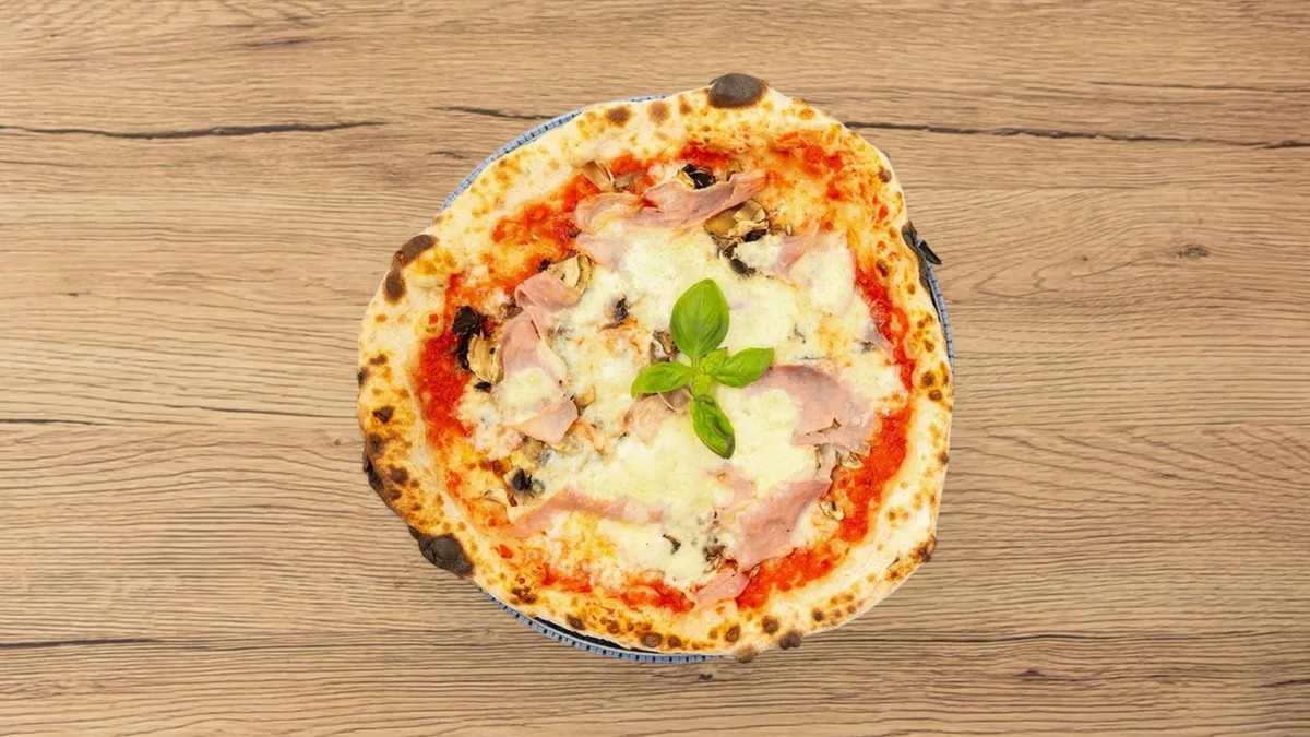 PIZZA Prosciutto e funghi
