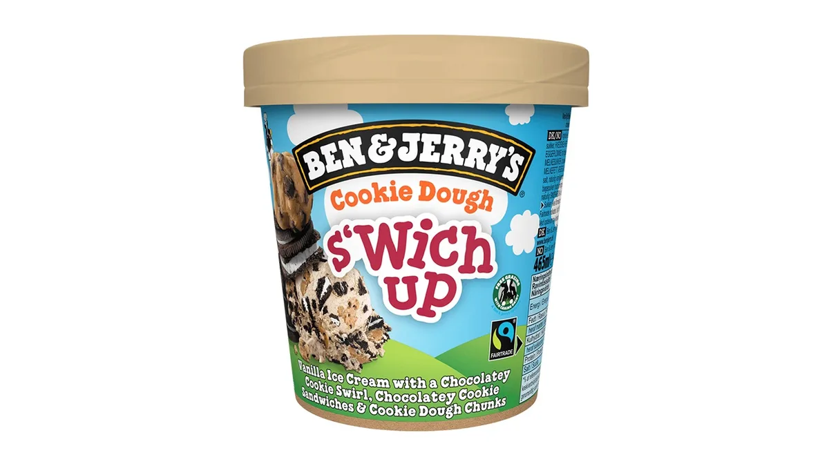 465 ml Ben and Jerry's Cookie Dough S'wich Up