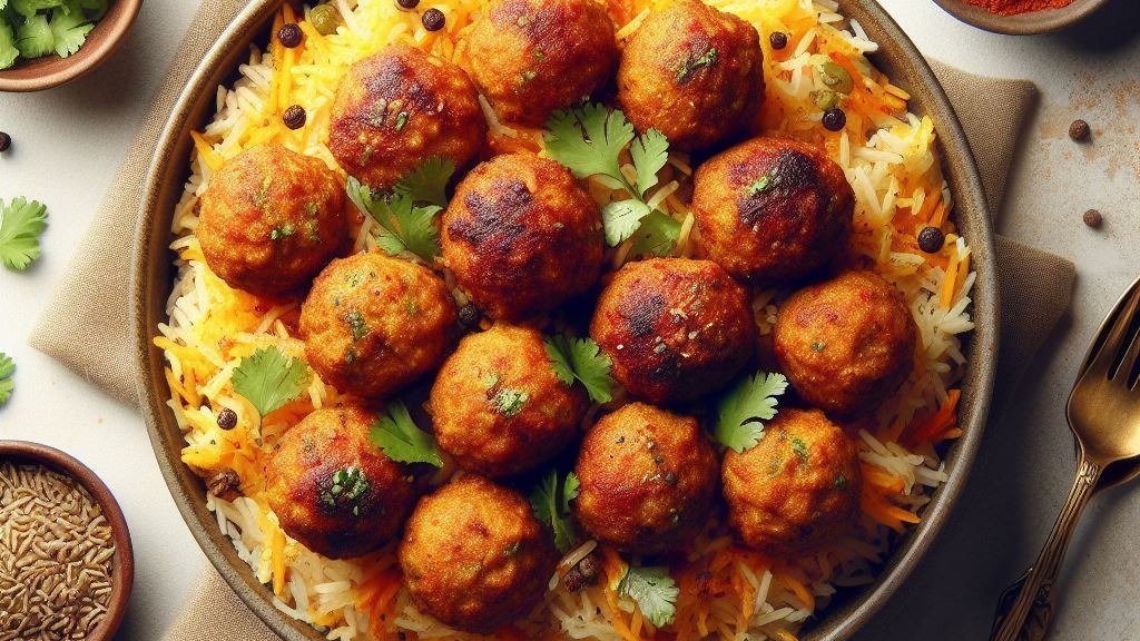 CHICKEN KOFTA BIRYANI