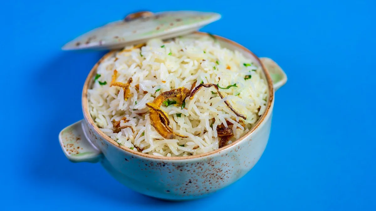 Jeera Onion Rice (Flour-free)