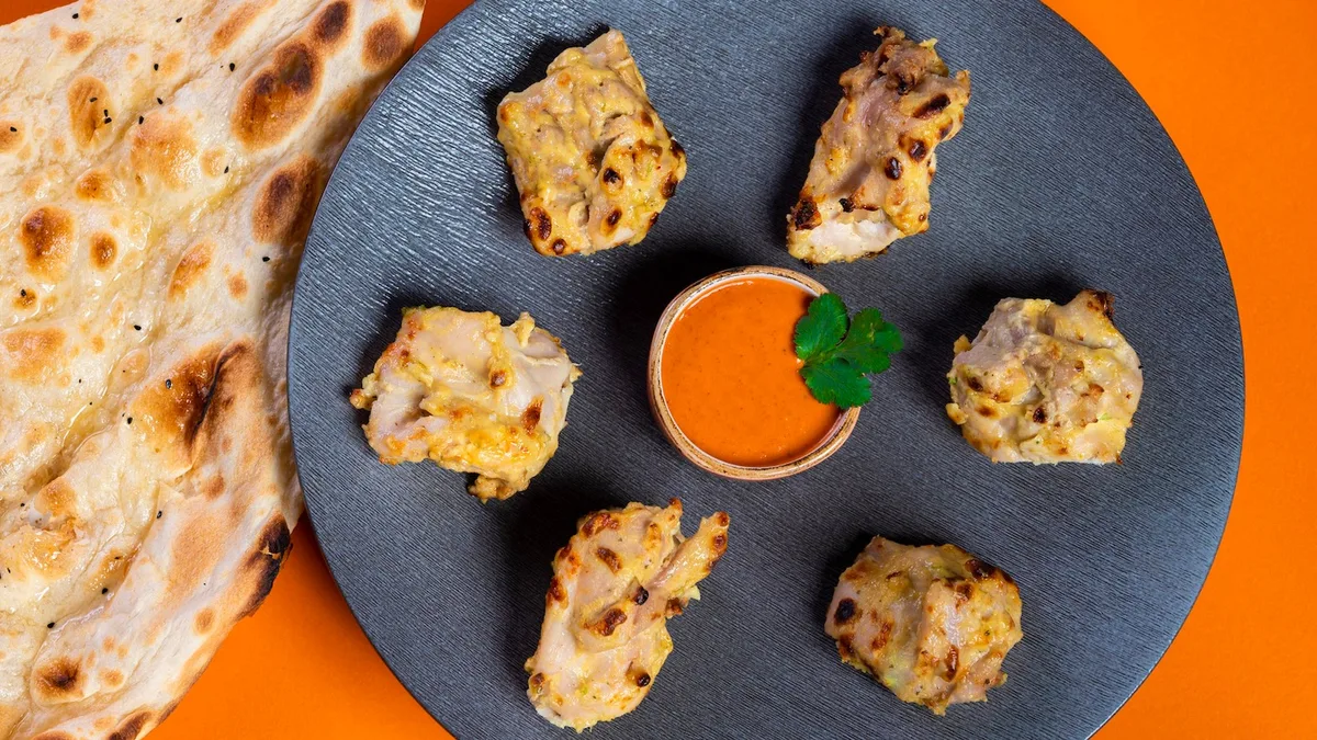 Lasooni Chicken Tikka🌶️🌶️(Flour-free)