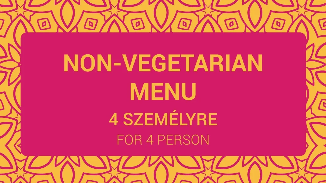 Non-vegetarian Menu for 4 Person