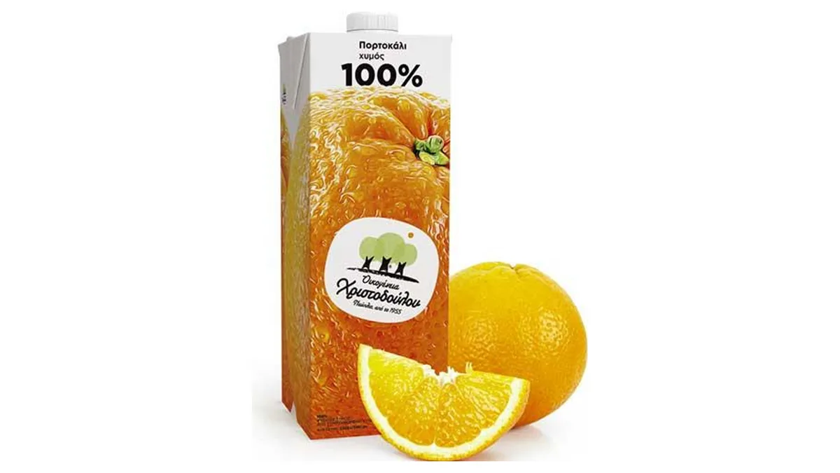 Χριστοδουλου Χυμος Πορτοκαλι 100% 1 l