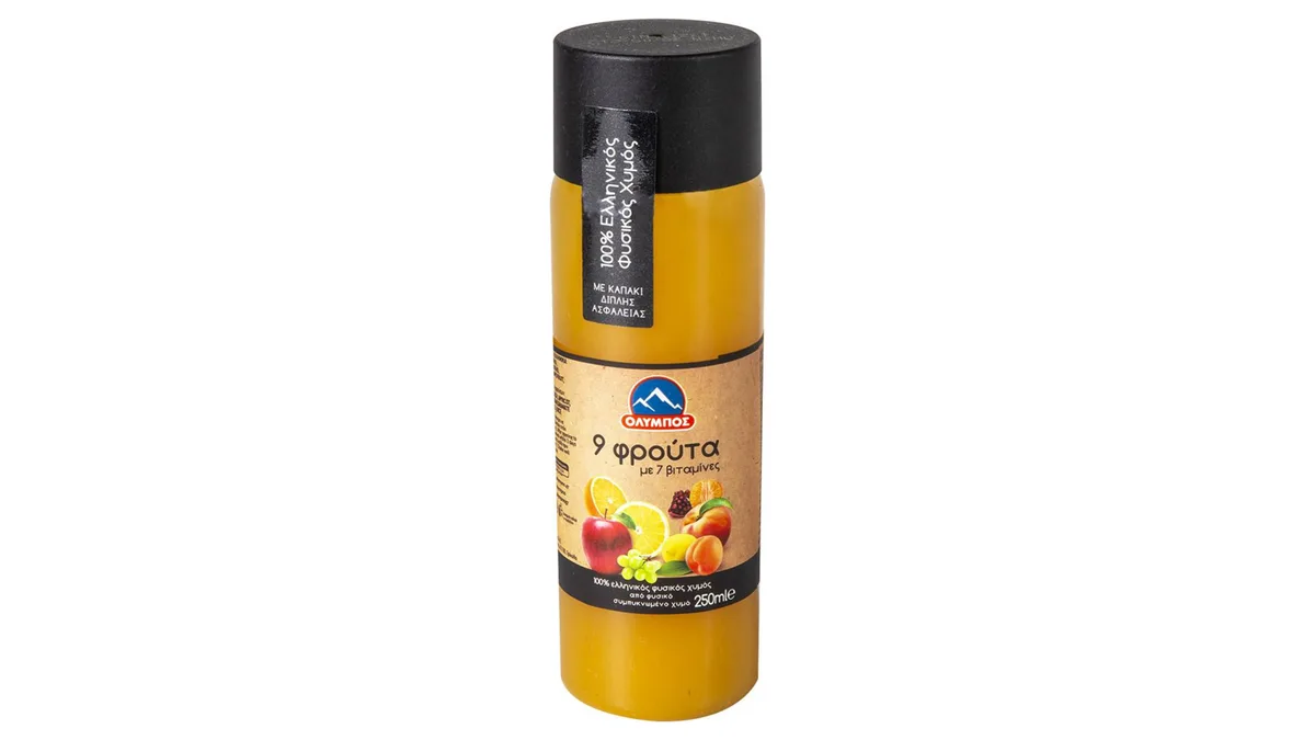 Ολυμπος Φυσικος Χυμος 9 Φρουτα Pet 0.25 l