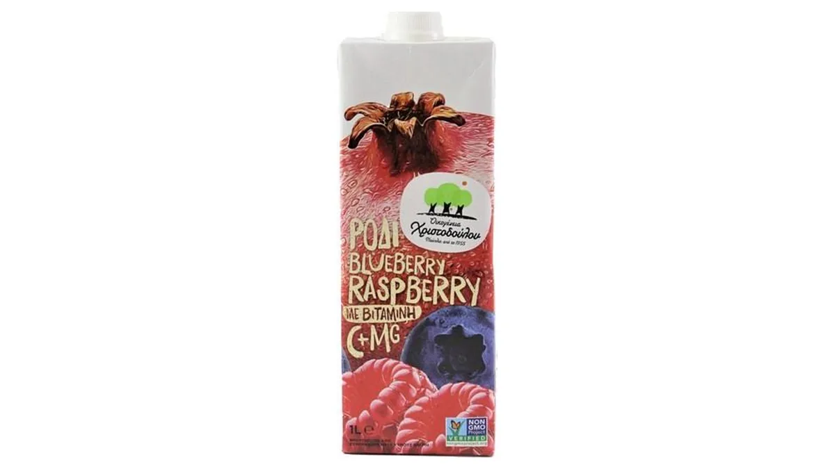 Χριστοδουλου Χυμος Ροδι/Blueberry/Raspberry 0.25 l