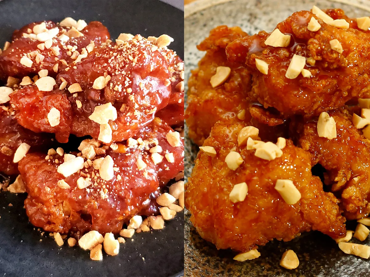 ヤンニョムチキン4個＆デバクチキン4個