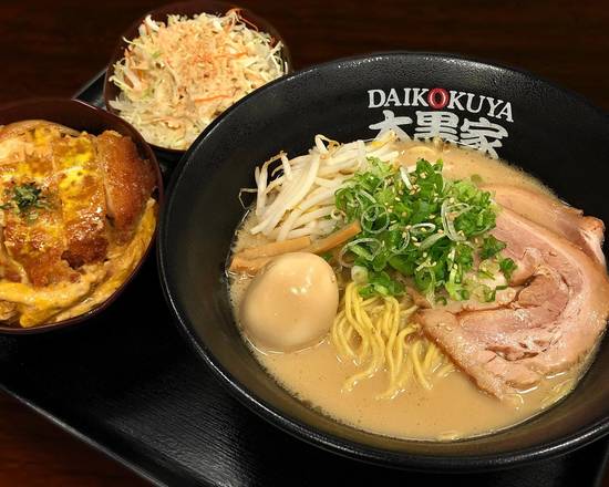 Daikoku Ramen and Small Pork Cutlet Bowl