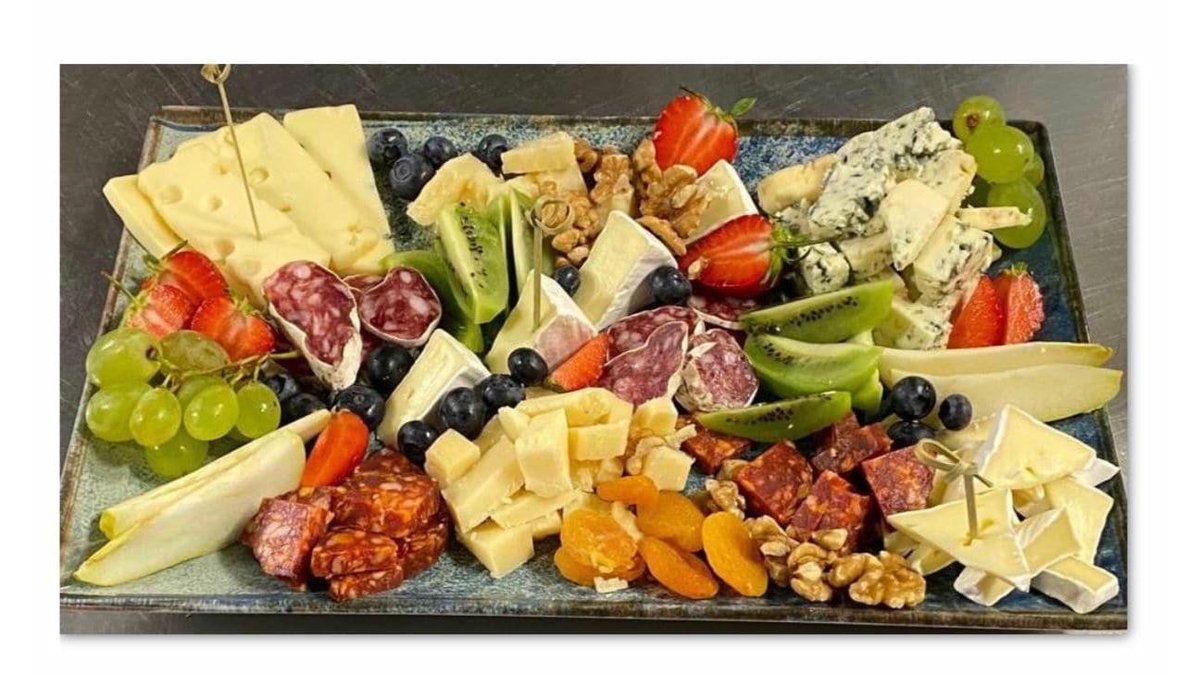 Cheese and ham platter