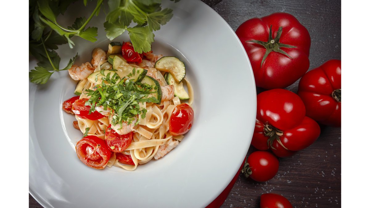 Tagliatelle cu creveti
