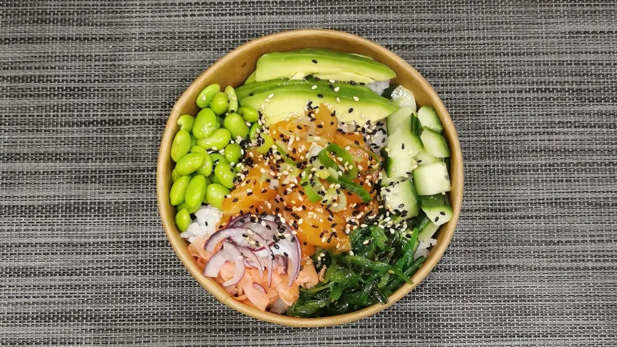 💗P10# Poké bowl lazac