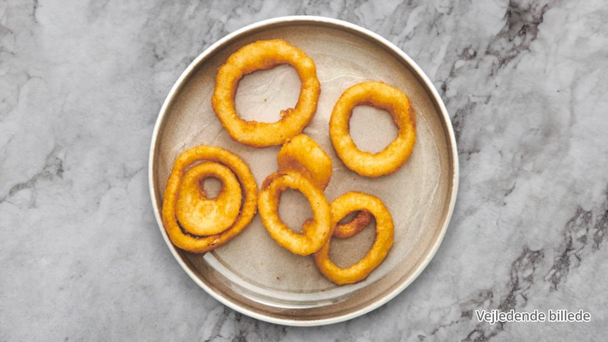 Breaded Onion Rings (10 stk) (V)