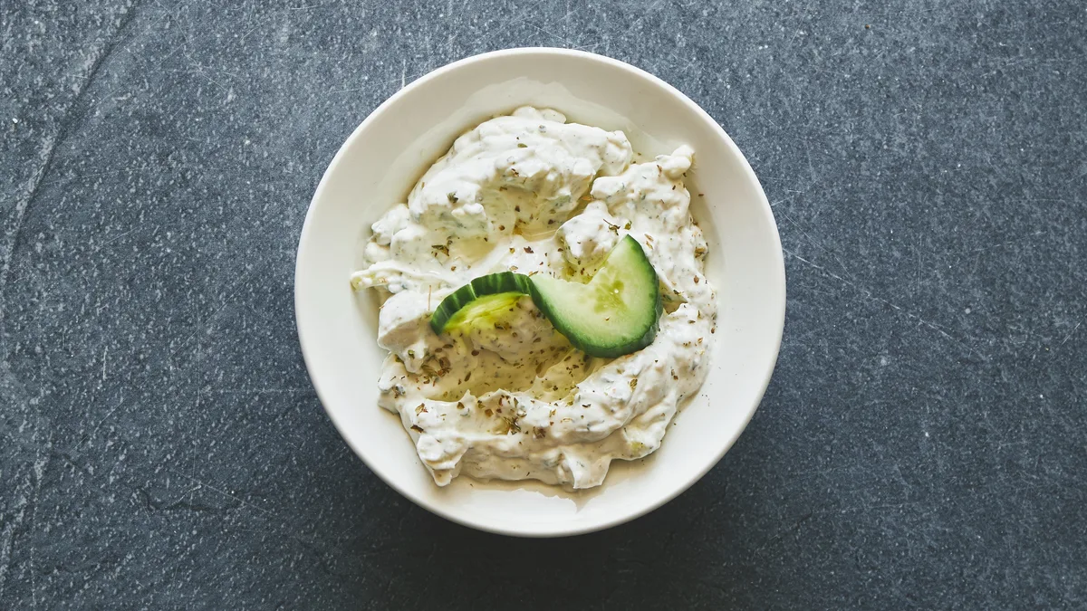 Tzatziki med brød