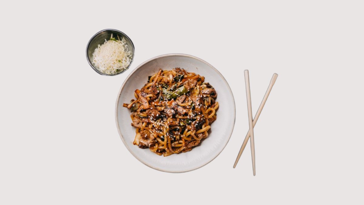🧡 Udon rezance s krevetami
