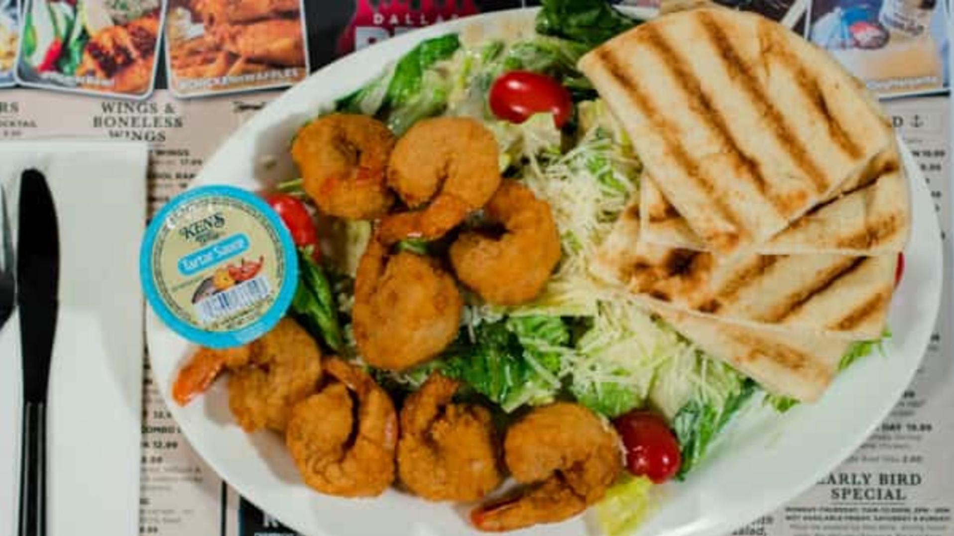 Caesar Salad w/Grilled Shrimp