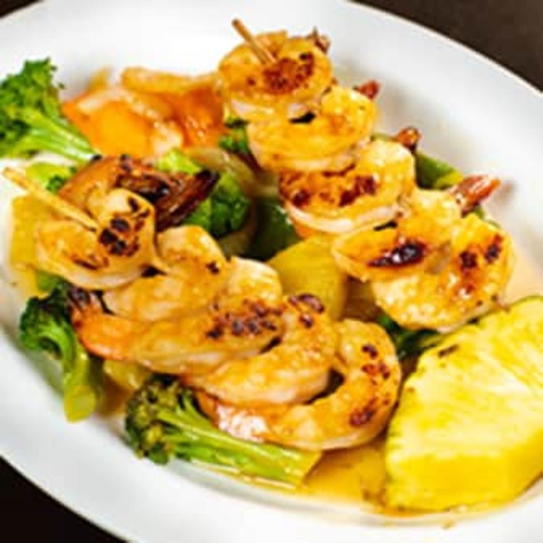 Pineapple Grilled Shrimp