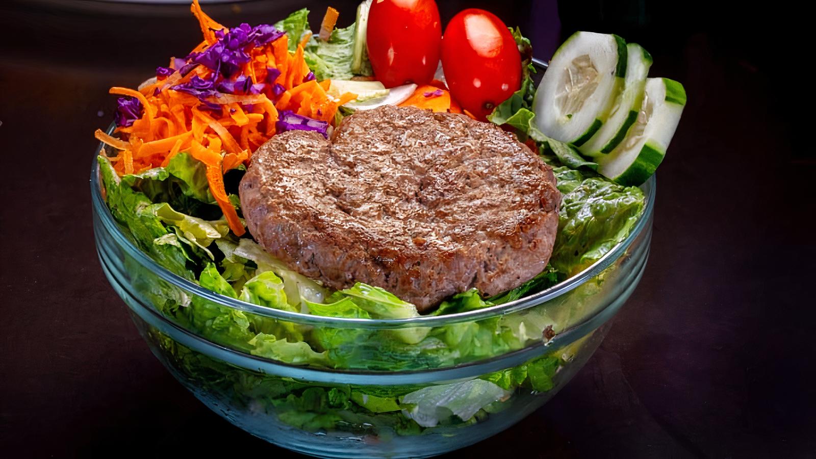 TurkeyBurger Salad Bowl