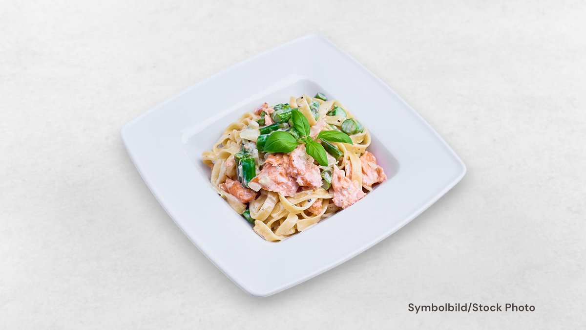 Creamy Salmon Tagliatelle