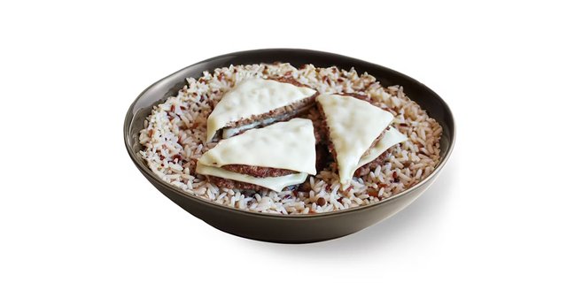 Cheeseburger Rice and Grain Bowl