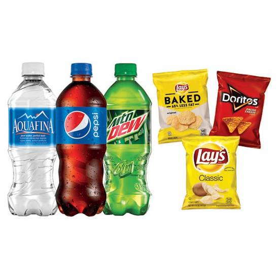 Combo Up Beverage and Chips