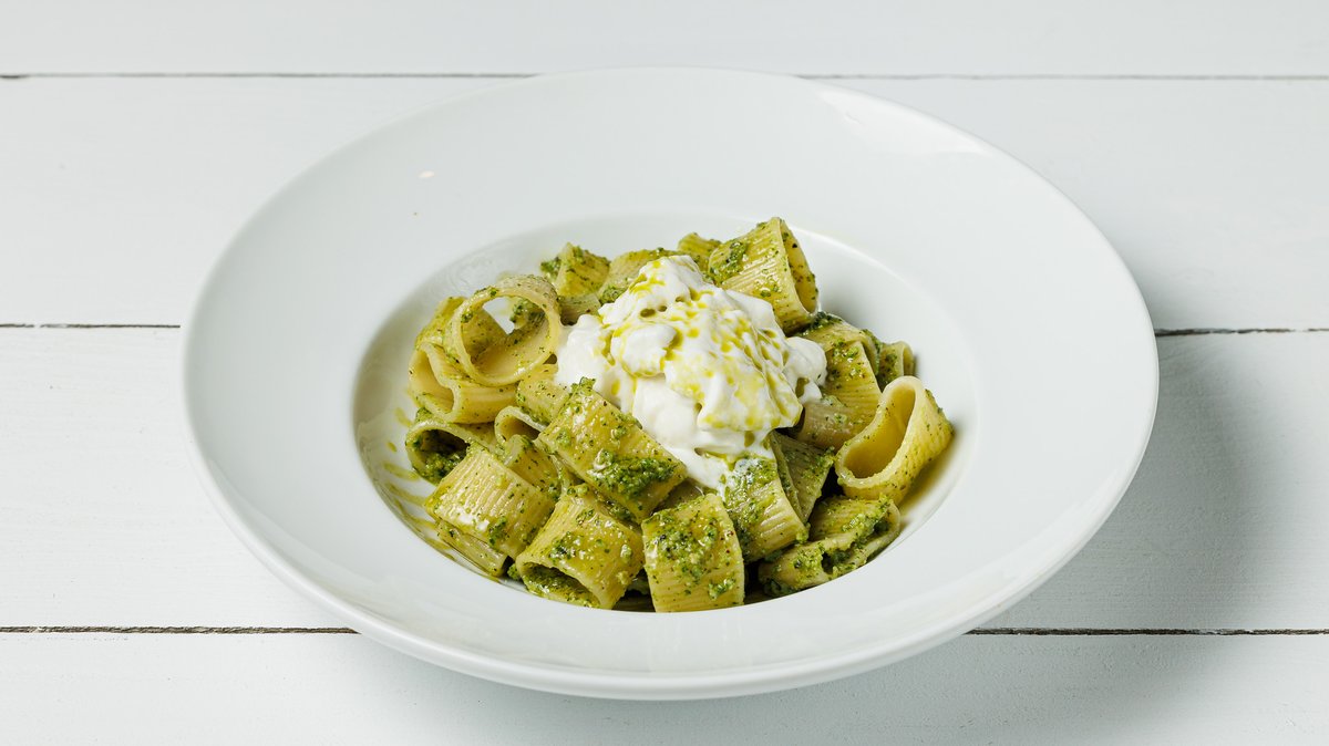 Calamarata al Pesto di Limone