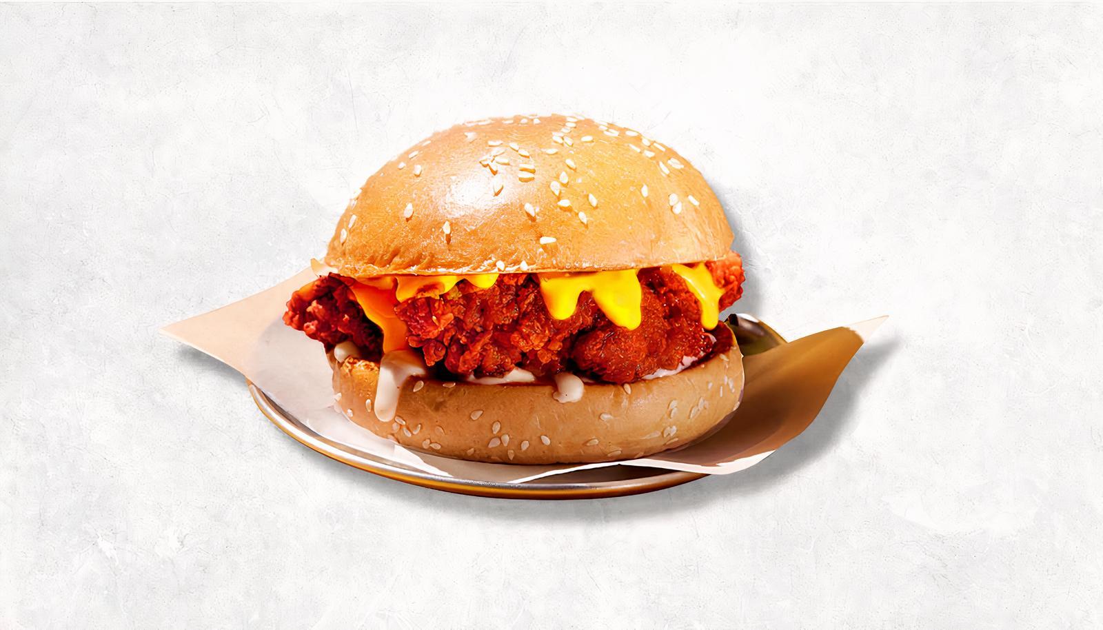 Cheesy Chicken Burger (2169 kJ)