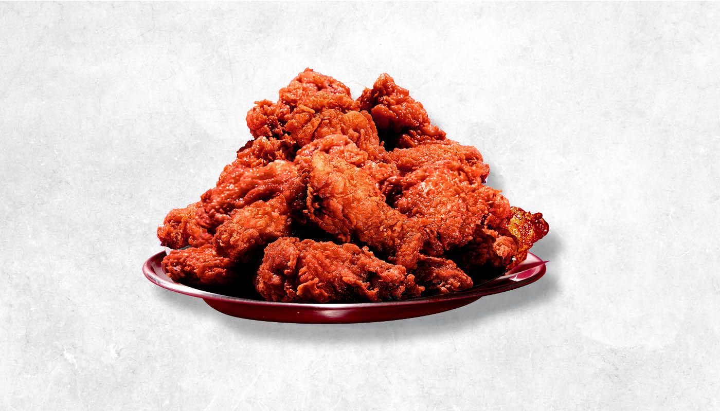 Hot Wings and Drumettes (18pc) (6072 kJ)