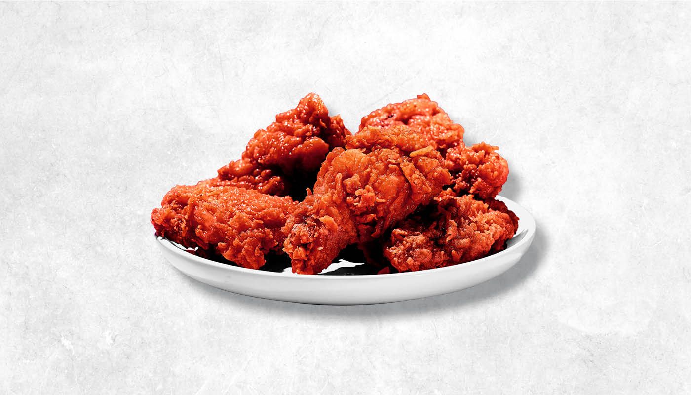 Hot Wings and Drumettes (6pc) (2429 kJ)
