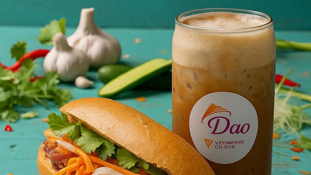 Banh mi and coffee