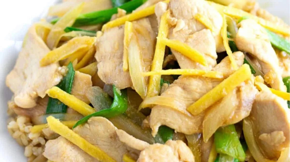 Chicken cook ginger 🌶️