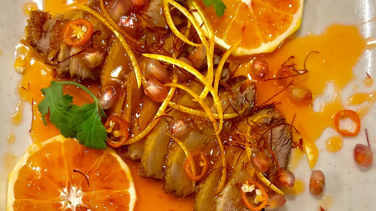 Duck with Orange sauce