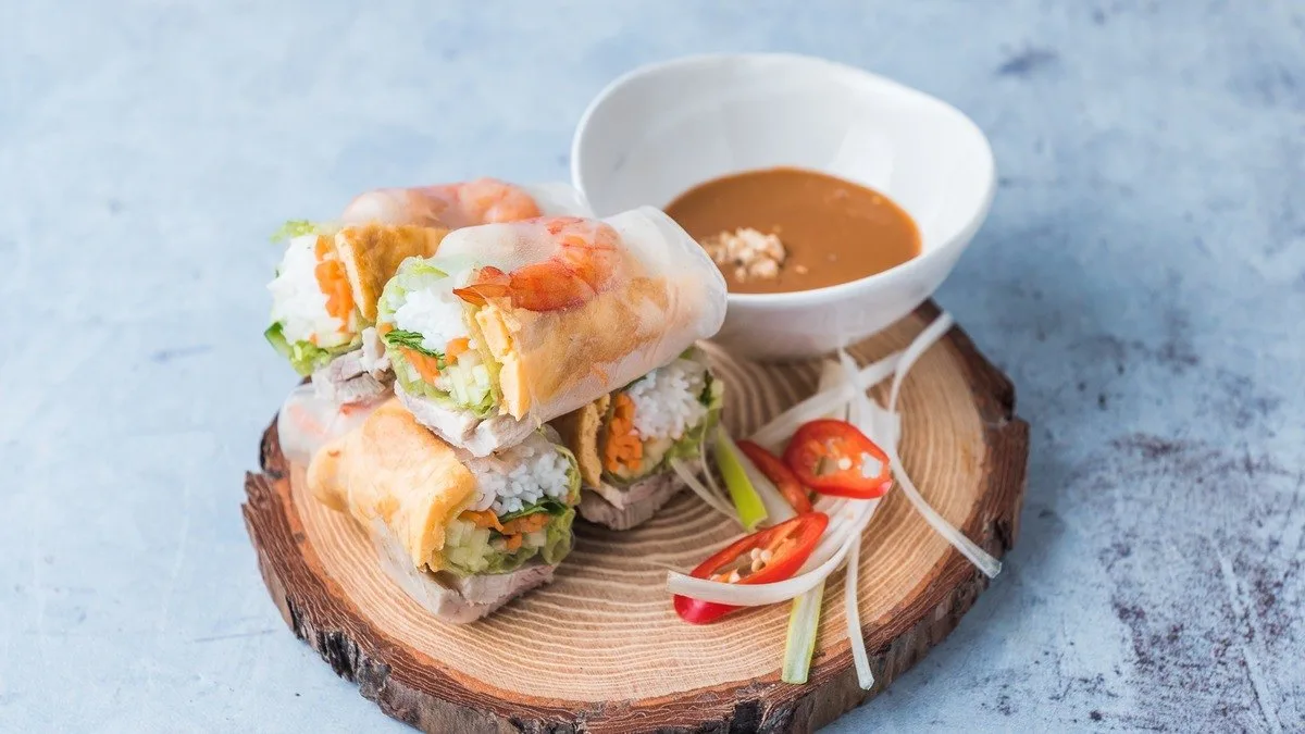 Fresh Spring Rolls (2 τεμ.) _ ( Goi Cuon)
