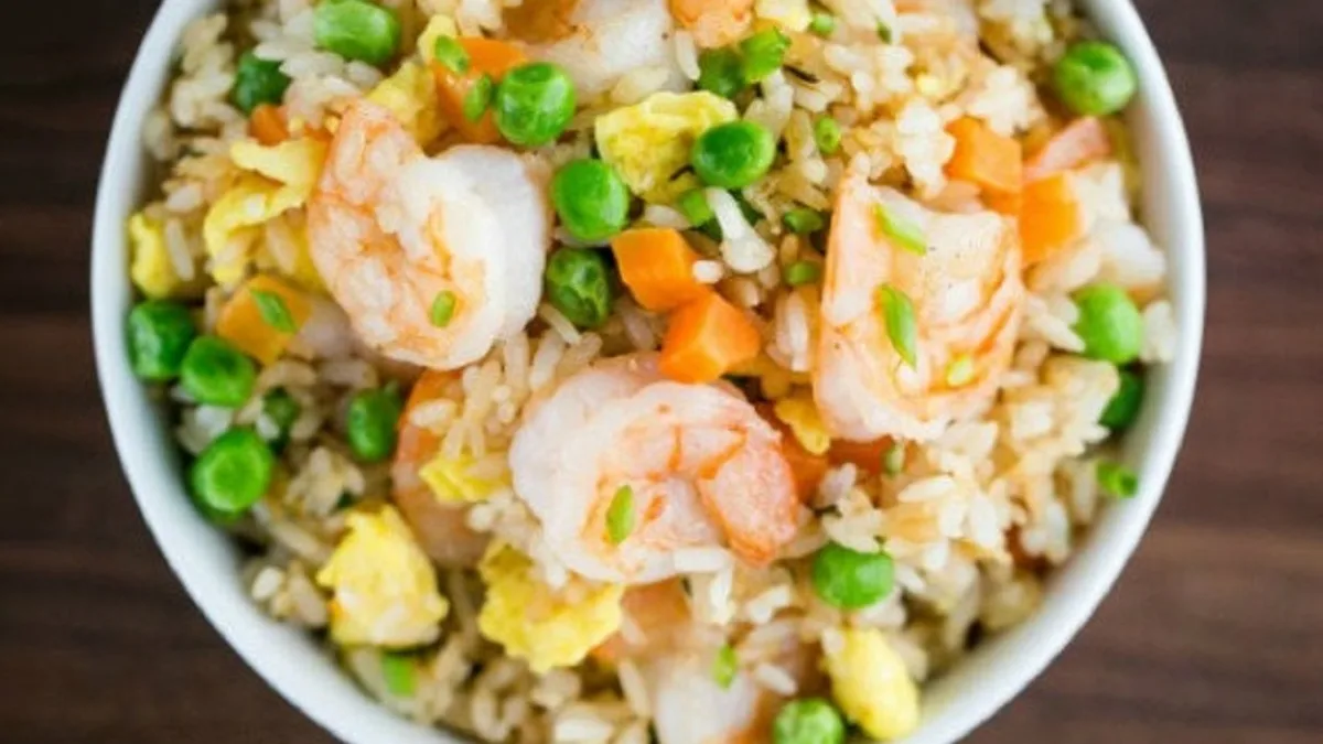 Shrimp fried rice