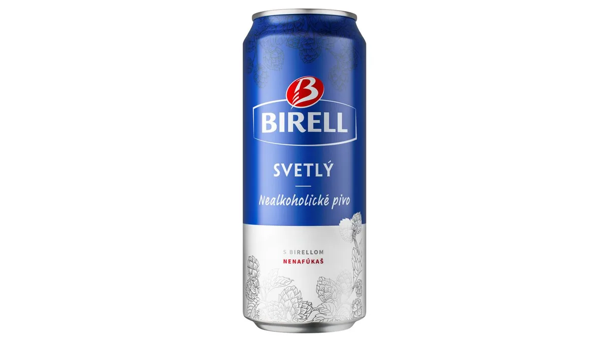 Birell Svetlý nealkoholické pivo 0,5 l