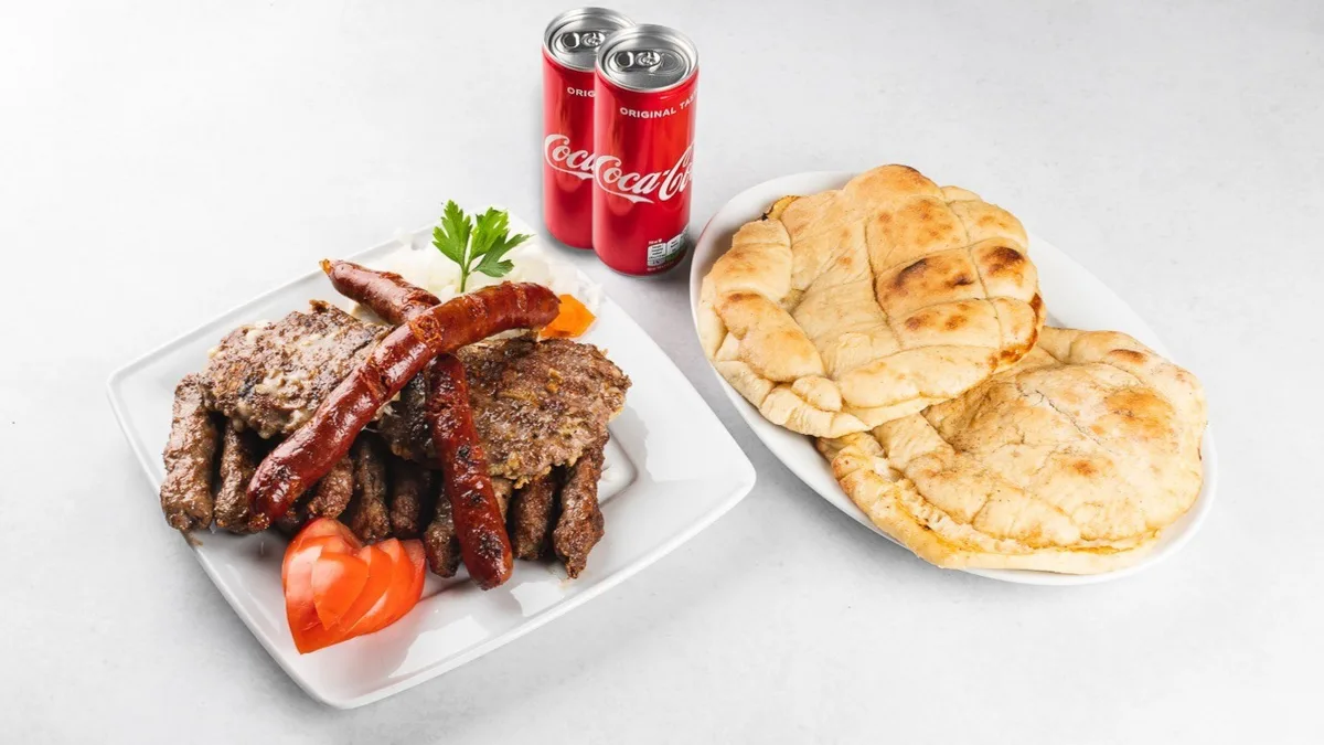 Žar plošča za 2 osebi (600 g) in pijača