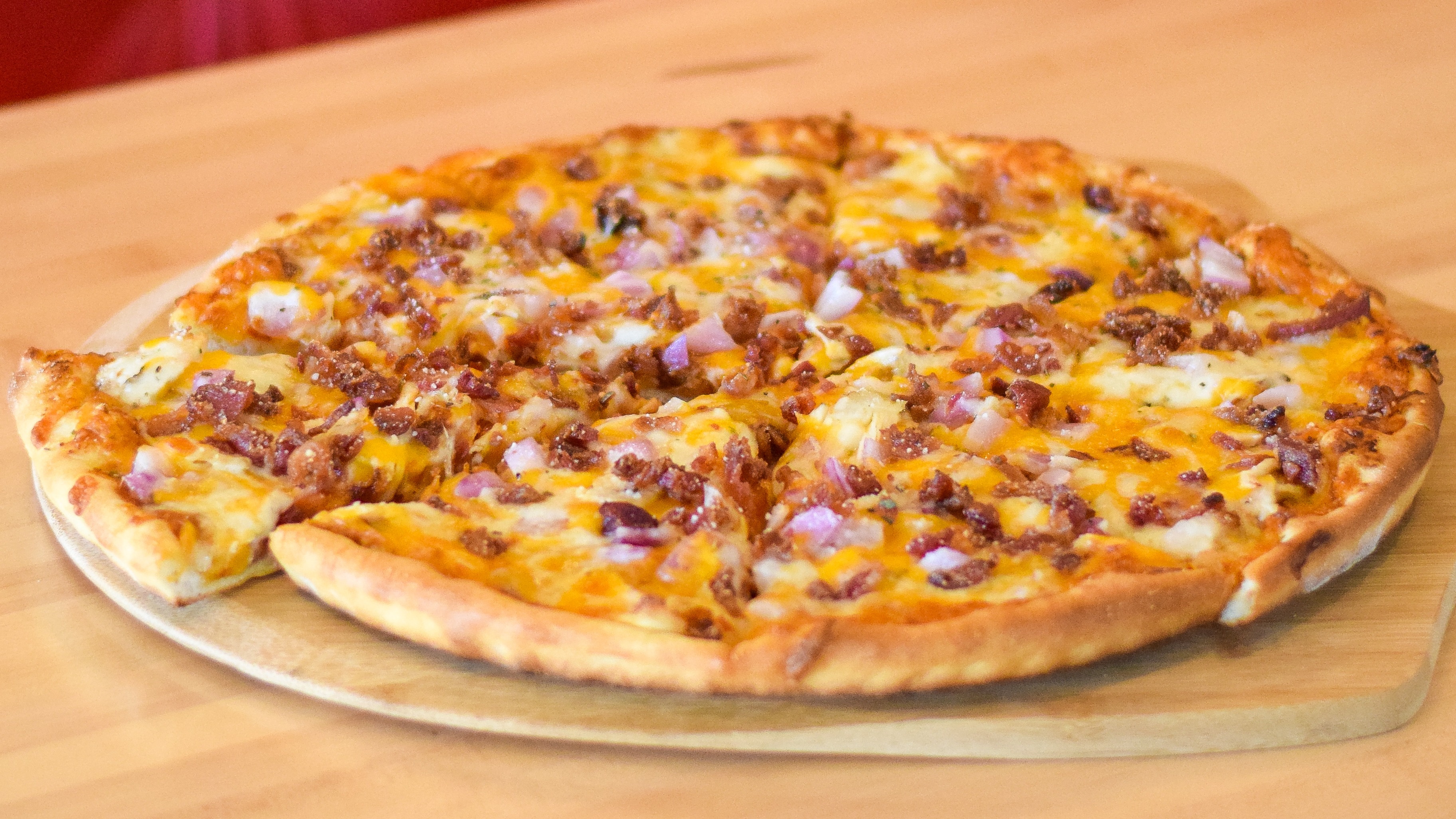 Bbq Chicken with Bacon (Medium - 8 Slices)