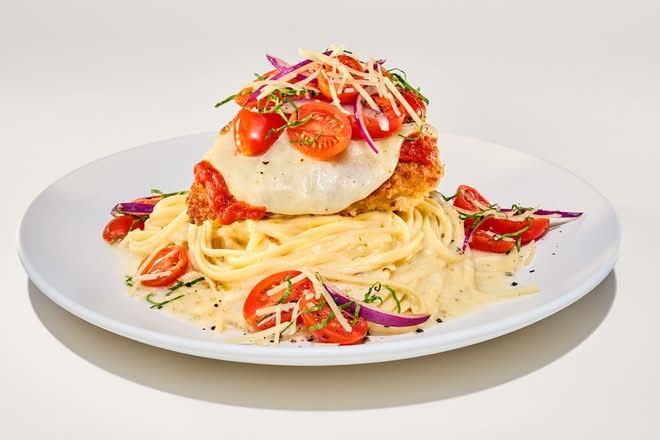 Chicken Parmesan Alfredo