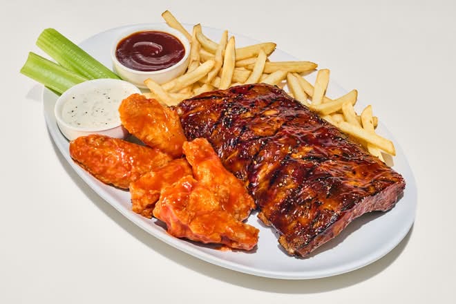 Smokehouse BBQ Ribs and Wings