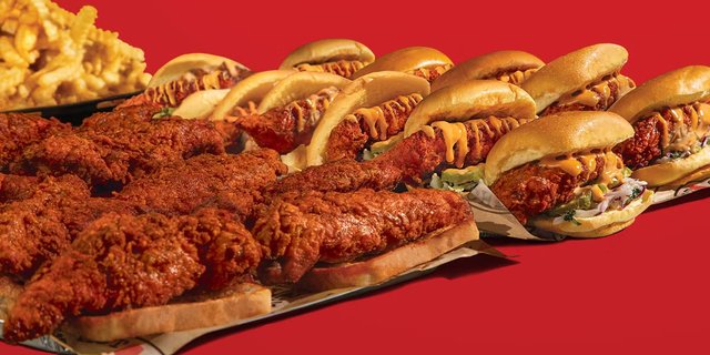 Tenders, Sliders and Fries Hot Box Bundle