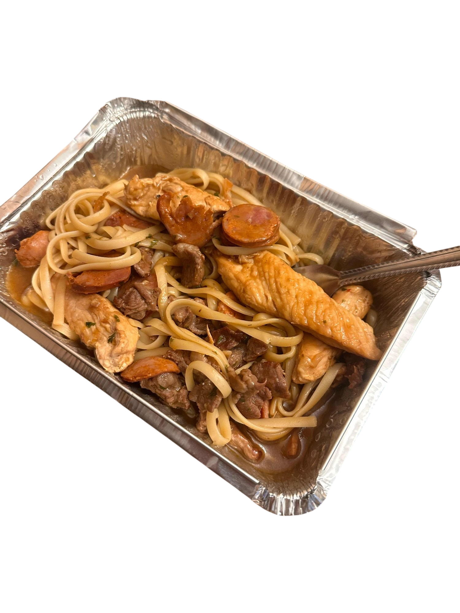 Chicken and Steak Pasta