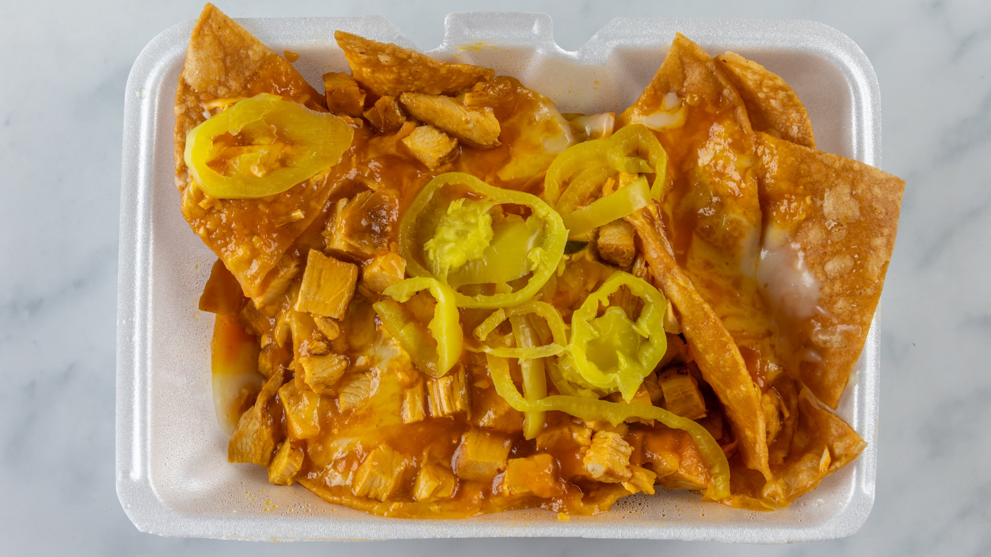 Chicken Mocambique Nachos
