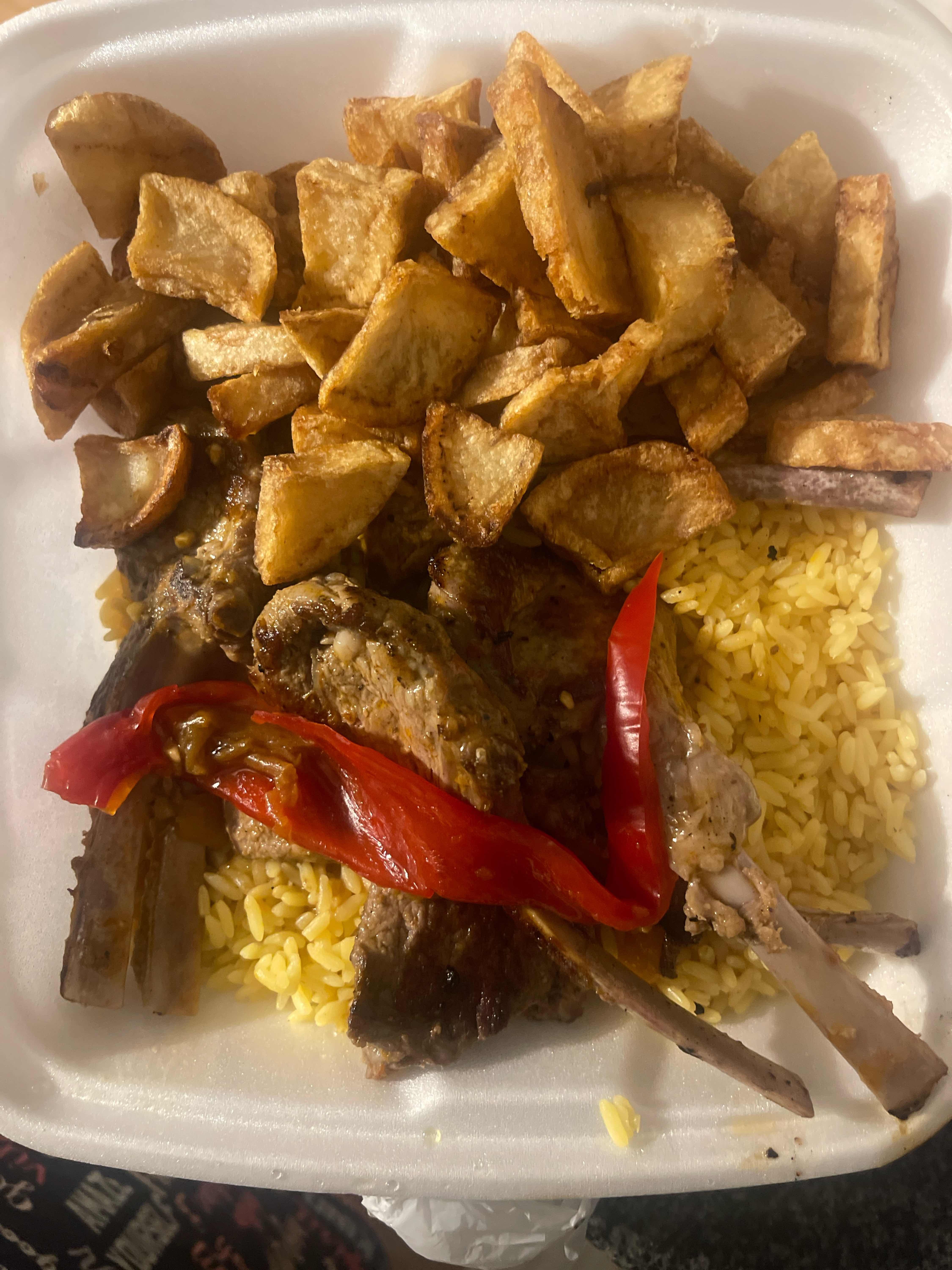 Grilled Rack of Lamb