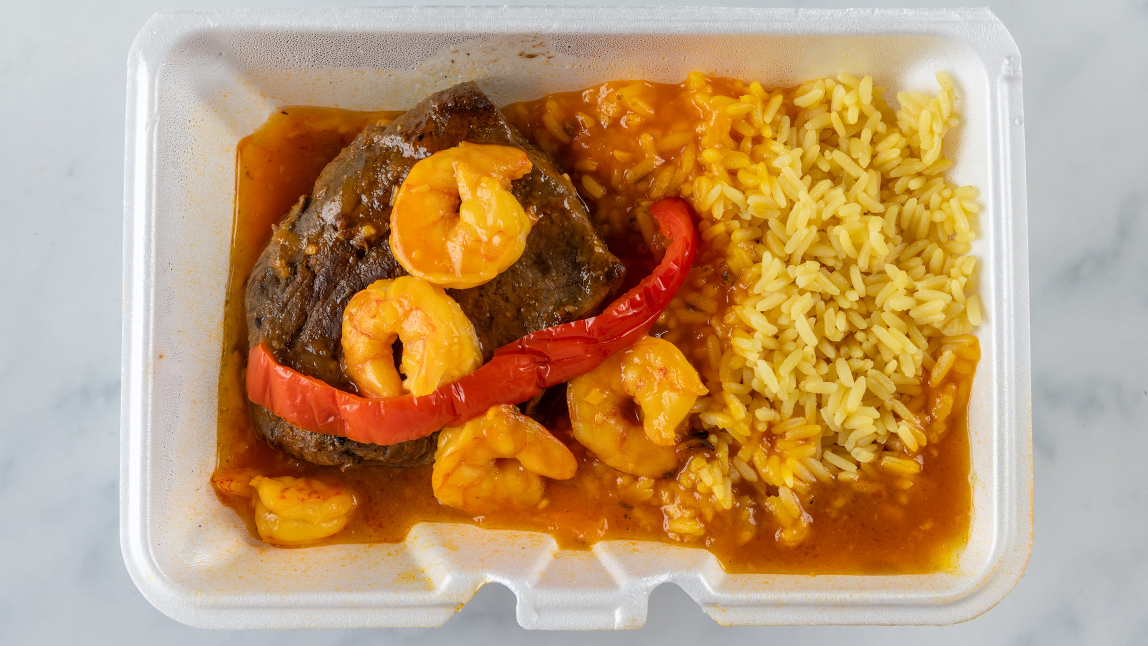 Steak and Shrimp Moçambique
