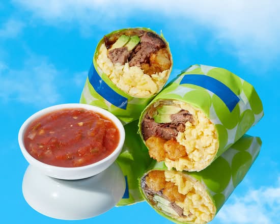 Brisket Breakfast Burrito