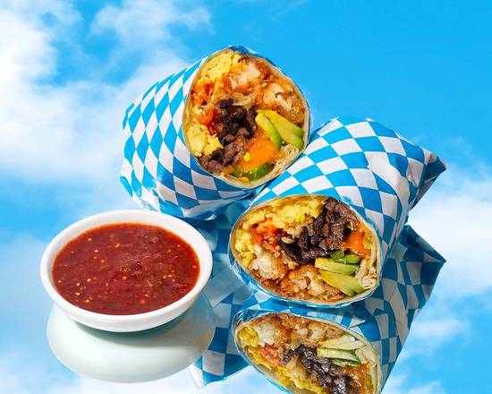 Spicy Steak Breakfast Burrito