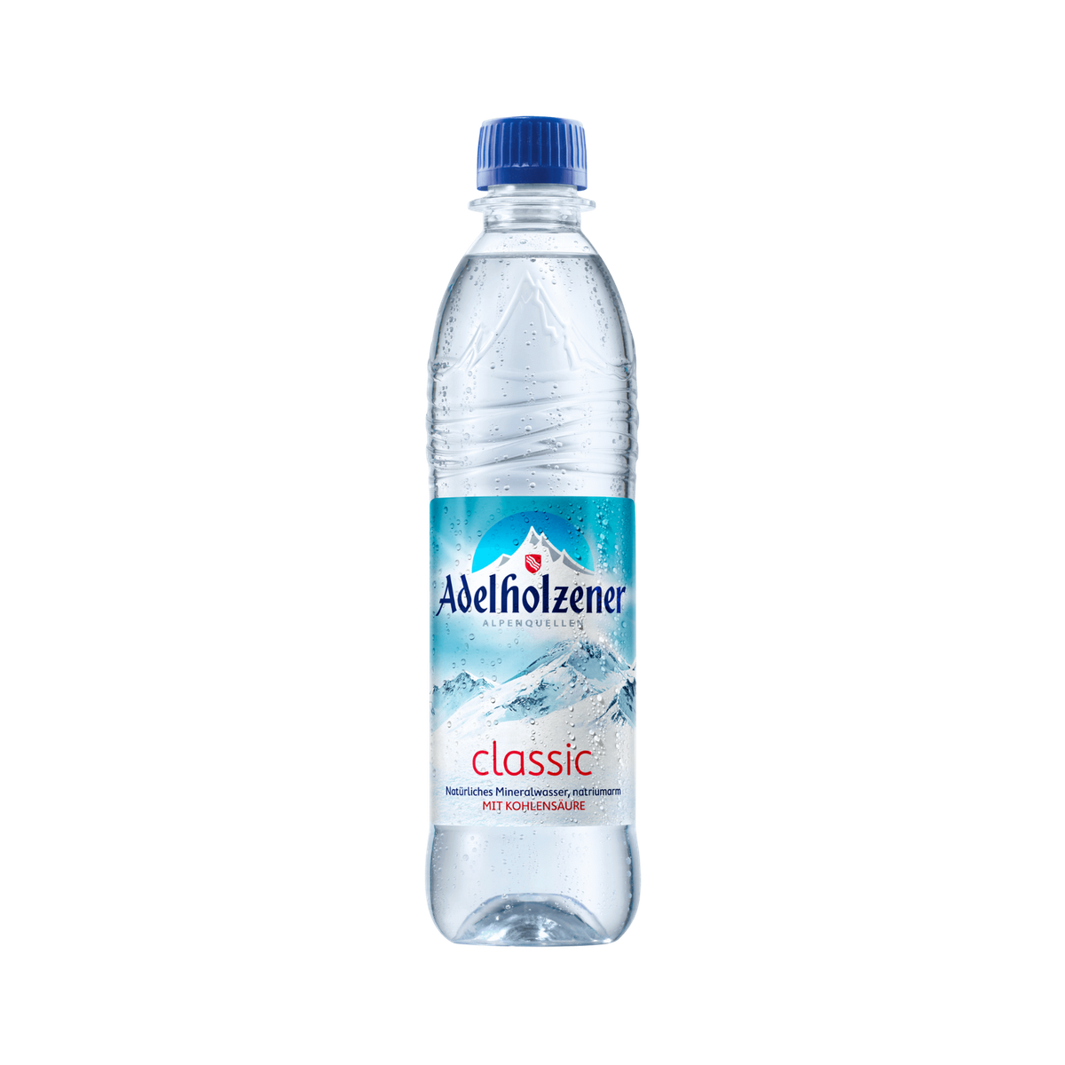 0,5l Adelholz. Wasser mit