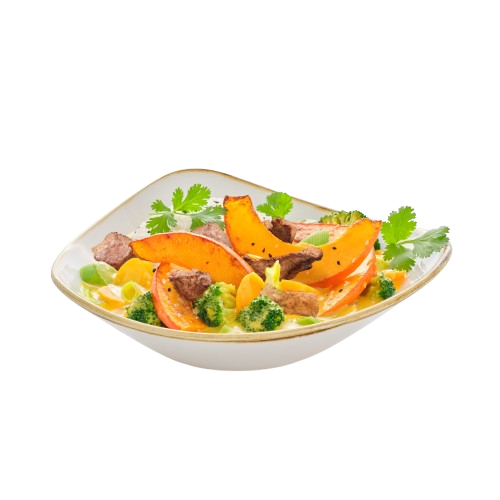 Yellow Kürbis Beef Curry